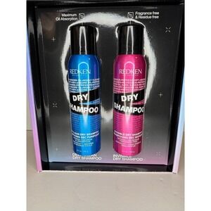 NEW Redken Gift Set Dry Shampoo Invisible Dry & Deep Clean 3.1oz Retail $54‎